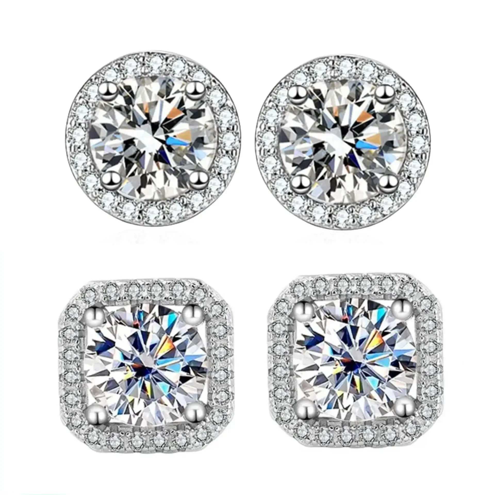 Diamond Earrings Moissanite