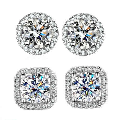 Diamond Earrings Moissanite