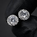 Mens Sterling Silver Earring Studs