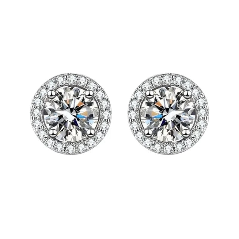 Diamond Earrings Moissanite