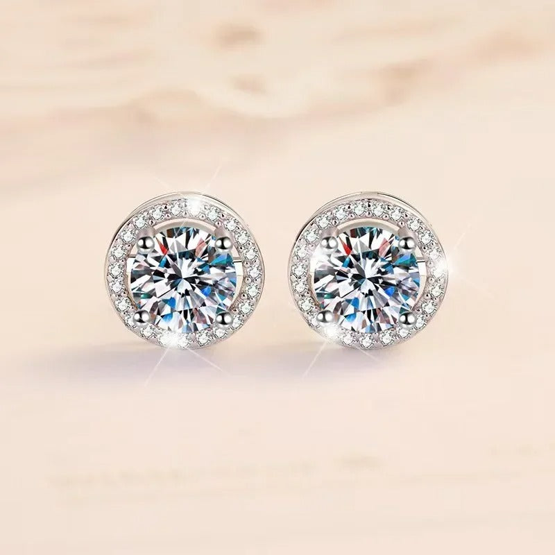 Diamond Earrings Moissanite